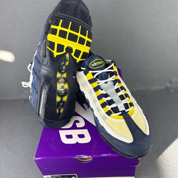 Nike SB x Eric Koston Air Max 95 'Obsidian Speed Yellow' (HQ8492-400) - Picture 6 of 6